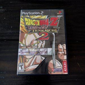 Dragon Ball Z: Budokai Tenkaichi 2 (Sony PlayStation 2, PS2) No Manual, Plays